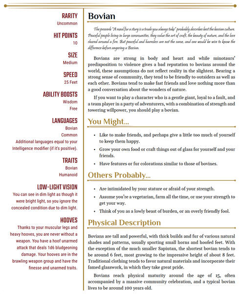 Bovian Page 1 - Sinclair&#39;s Almanac